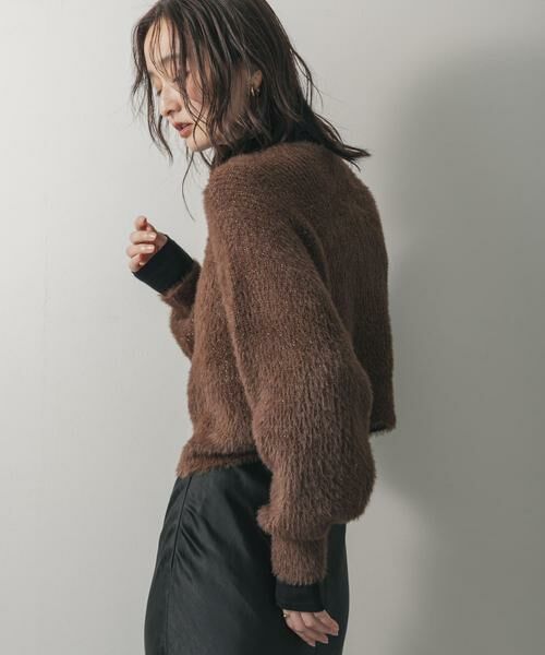 SENSE OF PLACE by URBAN RESEARCH / センスオブプレイス バイ アーバンリサーチ カーディガン・ボレロ | 『一部WEB限定カラー』ラメシャギークロップドカーディガン | 詳細1