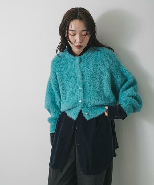 SENSE OF PLACE by URBAN RESEARCH / センスオブプレイス バイ アーバンリサーチ カーディガン・ボレロ | 『一部WEB限定カラー』ラメシャギークロップドカーディガン | 詳細9