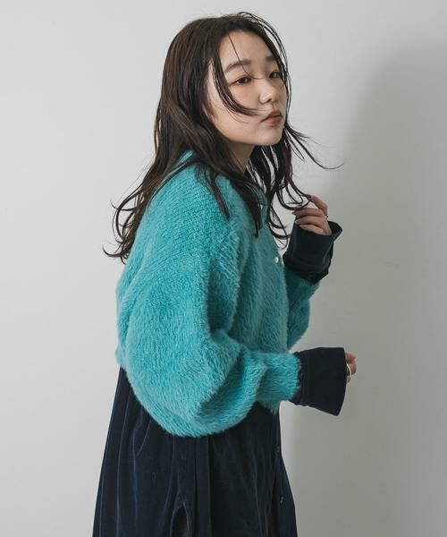 SENSE OF PLACE by URBAN RESEARCH / センスオブプレイス バイ アーバンリサーチ カーディガン・ボレロ | 『一部WEB限定カラー』ラメシャギークロップドカーディガン | 詳細11