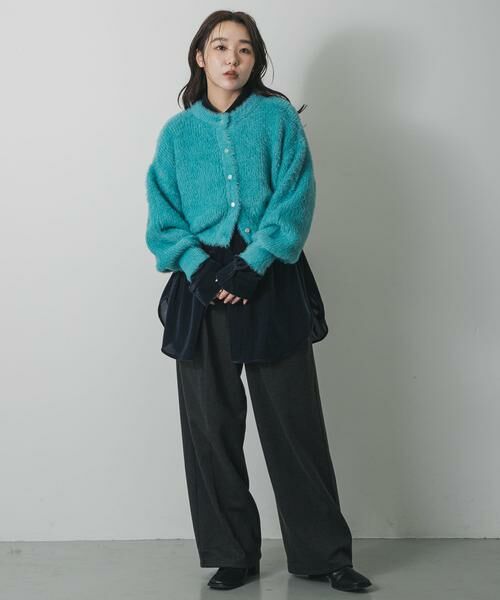 SENSE OF PLACE by URBAN RESEARCH / センスオブプレイス バイ アーバンリサーチ カーディガン・ボレロ | 『一部WEB限定カラー』ラメシャギークロップドカーディガン | 詳細13