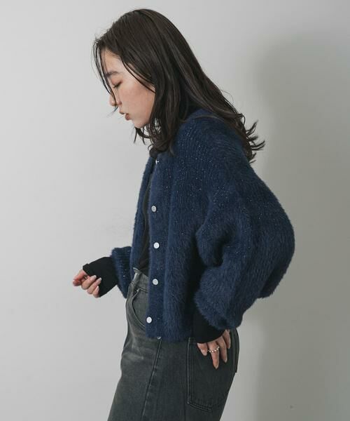 SENSE OF PLACE by URBAN RESEARCH / センスオブプレイス バイ アーバンリサーチ カーディガン・ボレロ | 『一部WEB限定カラー』ラメシャギークロップドカーディガン | 詳細19