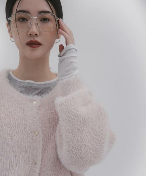 SENSE OF PLACE by URBAN RESEARCH / センスオブプレイス バイ アーバンリサーチ カーディガン・ボレロ | 『一部WEB限定カラー』ラメシャギークロップドカーディガン | 詳細24