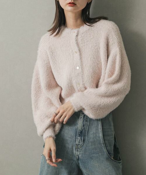 SENSE OF PLACE by URBAN RESEARCH / センスオブプレイス バイ アーバンリサーチ カーディガン・ボレロ | 『一部WEB限定カラー』ラメシャギークロップドカーディガン | 詳細30