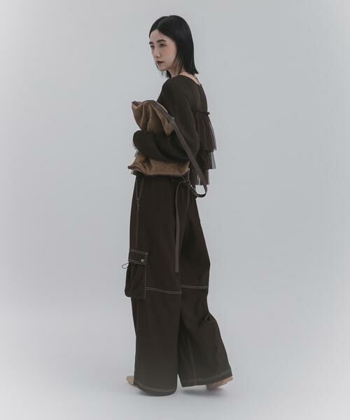 SENSE OF PLACE by URBAN RESEARCH / センスオブプレイス バイ アーバンリサーチ ニット・セーター | ダブルジップフリルニットカーディガン | 詳細5