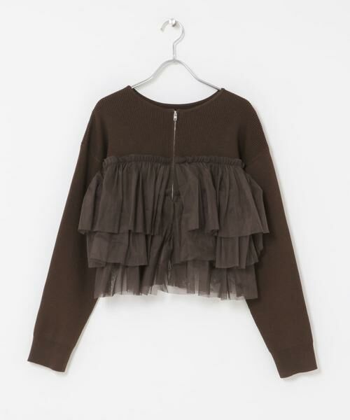 SENSE OF PLACE by URBAN RESEARCH / センスオブプレイス バイ アーバンリサーチ ニット・セーター | ダブルジップフリルニットカーディガン | 詳細8