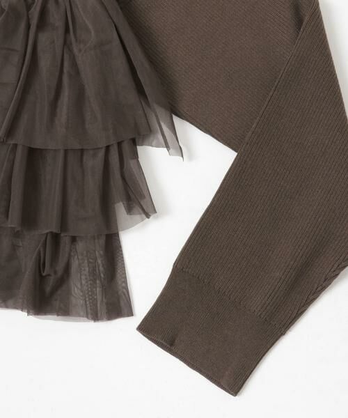 SENSE OF PLACE by URBAN RESEARCH / センスオブプレイス バイ アーバンリサーチ ニット・セーター | ダブルジップフリルニットカーディガン | 詳細9