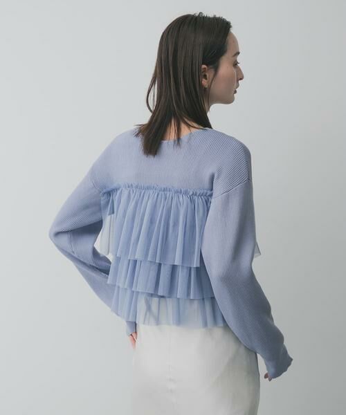 SENSE OF PLACE by URBAN RESEARCH / センスオブプレイス バイ アーバンリサーチ ニット・セーター | ダブルジップフリルニットカーディガン | 詳細12