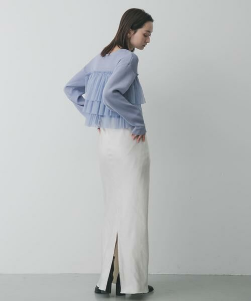 SENSE OF PLACE by URBAN RESEARCH / センスオブプレイス バイ アーバンリサーチ ニット・セーター | ダブルジップフリルニットカーディガン | 詳細14