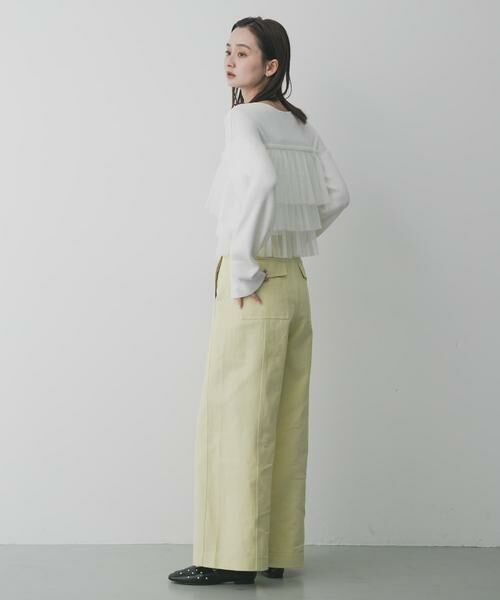 SENSE OF PLACE by URBAN RESEARCH / センスオブプレイス バイ アーバンリサーチ ニット・セーター | ダブルジップフリルニットカーディガン | 詳細20