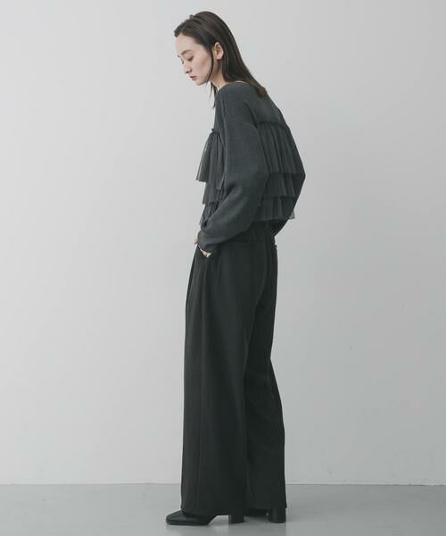 SENSE OF PLACE by URBAN RESEARCH / センスオブプレイス バイ アーバンリサーチ ニット・セーター | ダブルジップフリルニットカーディガン | 詳細28