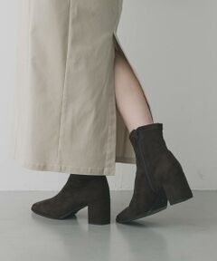 SENSE OF PLACE by URBAN RESEARCH / センスオブプレイス バイ アーバンリサーチ ブーツ（ショート丈） | スクエアトウセンターシームストレッチブーツ