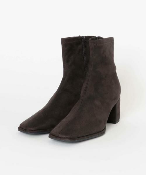 SENSE OF PLACE by URBAN RESEARCH / センスオブプレイス バイ アーバンリサーチ ブーツ（ショート丈） | スクエアトウセンターシームストレッチブーツ | 詳細11