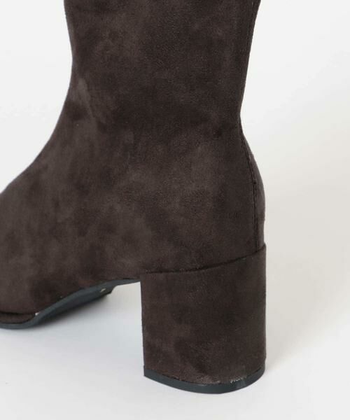 SENSE OF PLACE by URBAN RESEARCH / センスオブプレイス バイ アーバンリサーチ ブーツ（ショート丈） | スクエアトウセンターシームストレッチブーツ | 詳細12