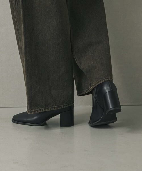 SENSE OF PLACE by URBAN RESEARCH / センスオブプレイス バイ アーバンリサーチ ブーツ（ショート丈） | スクエアトウセンターシームストレッチブーツ | 詳細14