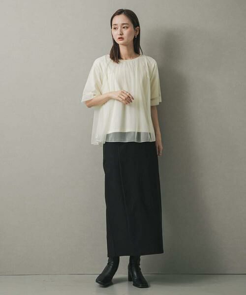 SENSE OF PLACE by URBAN RESEARCH / センスオブプレイス バイ アーバンリサーチ ブーツ（ショート丈） | スクエアトウセンターシームストレッチブーツ | 詳細19