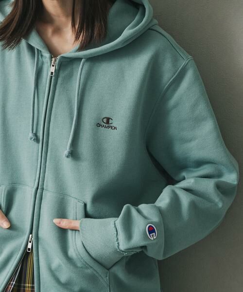 SENSE OF PLACE by URBAN RESEARCH / センスオブプレイス バイ アーバンリサーチ パーカー | 『別注』Champion×SENSE OF PLACE　ジップパーカー | 詳細1