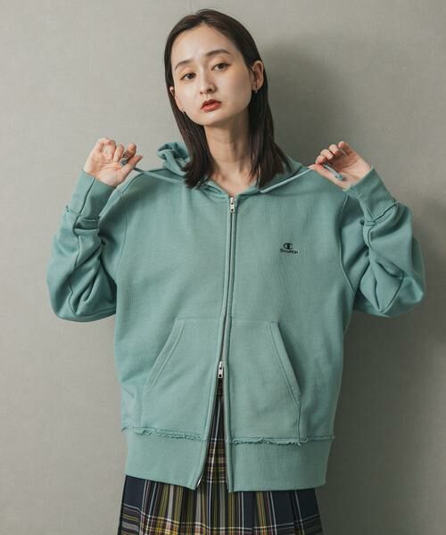 SENSE OF PLACE by URBAN RESEARCH / センスオブプレイス バイ アーバンリサーチ パーカー | 『別注』Champion×SENSE OF PLACE　ジップパーカー | 詳細2