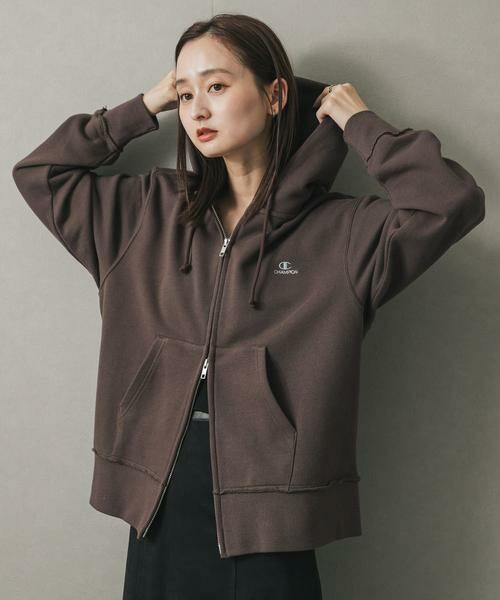 SENSE OF PLACE by URBAN RESEARCH / センスオブプレイス バイ アーバンリサーチ パーカー | 『別注』Champion×SENSE OF PLACE　ジップパーカー | 詳細10