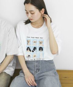 SENSE OF PLACE by URBAN RESEARCH / センスオブプレイス バイ アーバンリサーチ Tシャツ | 『ユニセックス』Dog graphic Short-Sleeve T-shirts