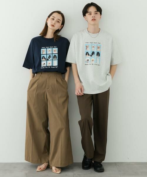 SENSE OF PLACE by URBAN RESEARCH / センスオブプレイス バイ アーバンリサーチ Tシャツ | 『ユニセックス』Dog graphic Short-Sleeve T-shirts | 詳細6