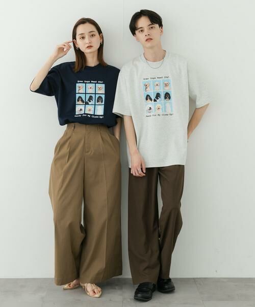 SENSE OF PLACE by URBAN RESEARCH / センスオブプレイス バイ アーバンリサーチ Tシャツ | 『ユニセックス』Dog graphic Short-Sleeve T-shirts | 詳細7