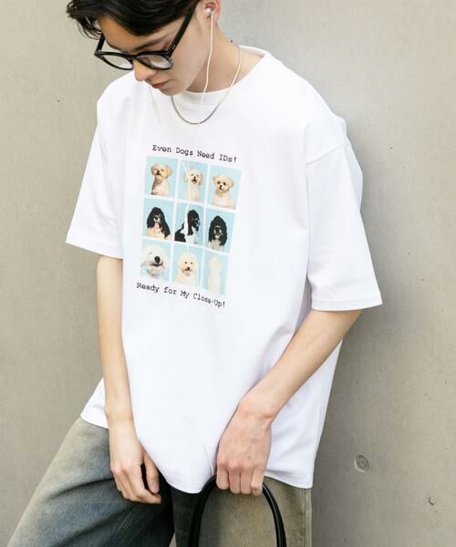 SENSE OF PLACE by URBAN RESEARCH / センスオブプレイス バイ アーバンリサーチ Tシャツ | 『ユニセックス』Dog graphic Short-Sleeve T-shirts | 詳細19
