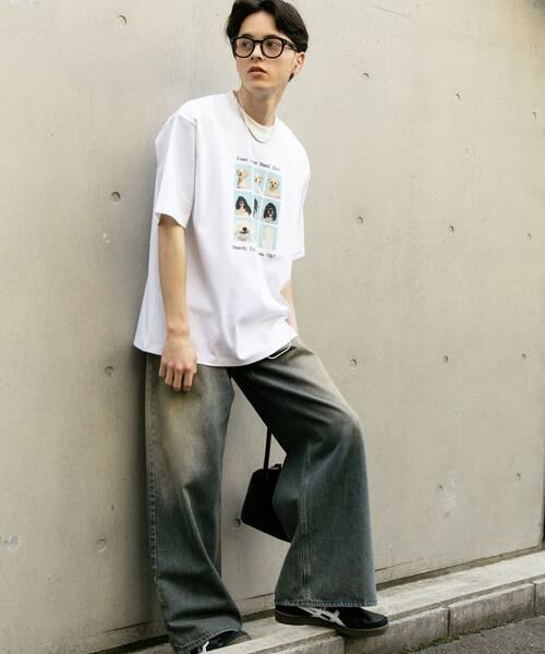 SENSE OF PLACE by URBAN RESEARCH / センスオブプレイス バイ アーバンリサーチ Tシャツ | 『ユニセックス』Dog graphic Short-Sleeve T-shirts | 詳細20