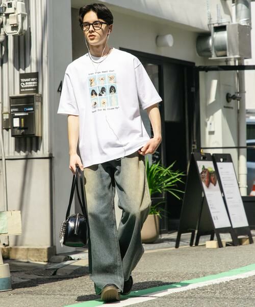SENSE OF PLACE by URBAN RESEARCH / センスオブプレイス バイ アーバンリサーチ Tシャツ | 『ユニセックス』Dog graphic Short-Sleeve T-shirts | 詳細22