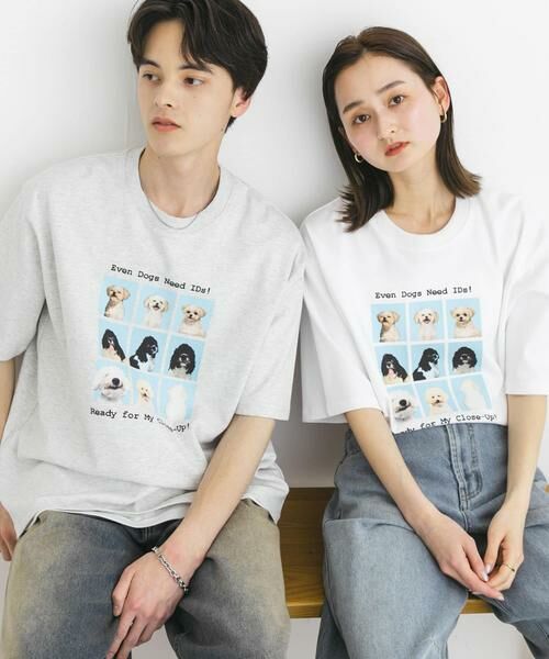 SENSE OF PLACE by URBAN RESEARCH / センスオブプレイス バイ アーバンリサーチ Tシャツ | 『ユニセックス』Dog graphic Short-Sleeve T-shirts | 詳細27