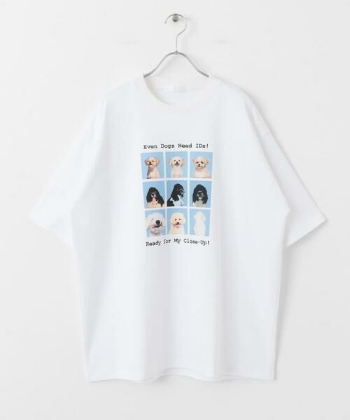 SENSE OF PLACE by URBAN RESEARCH / センスオブプレイス バイ アーバンリサーチ Tシャツ | 『ユニセックス』Dog graphic Short-Sleeve T-shirts | 詳細30