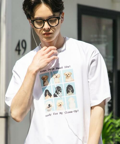 SENSE OF PLACE by URBAN RESEARCH / センスオブプレイス バイ アーバンリサーチ Tシャツ | 『ユニセックス』Dog graphic Short-Sleeve T-shirts | 詳細12