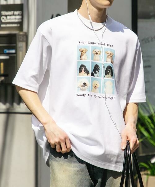 SENSE OF PLACE by URBAN RESEARCH / センスオブプレイス バイ アーバンリサーチ Tシャツ | 『ユニセックス』Dog graphic Short-Sleeve T-shirts | 詳細13