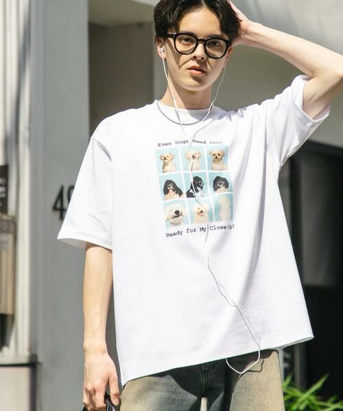 SENSE OF PLACE by URBAN RESEARCH / センスオブプレイス バイ アーバンリサーチ Tシャツ | 『ユニセックス』Dog graphic Short-Sleeve T-shirts | 詳細14
