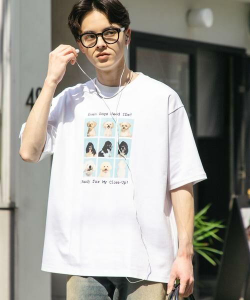 SENSE OF PLACE by URBAN RESEARCH / センスオブプレイス バイ アーバンリサーチ Tシャツ | 『ユニセックス』Dog graphic Short-Sleeve T-shirts | 詳細15