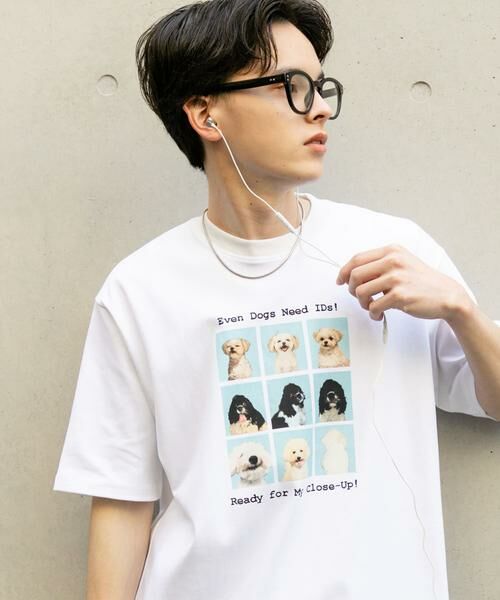 SENSE OF PLACE by URBAN RESEARCH / センスオブプレイス バイ アーバンリサーチ Tシャツ | 『ユニセックス』Dog graphic Short-Sleeve T-shirts | 詳細16