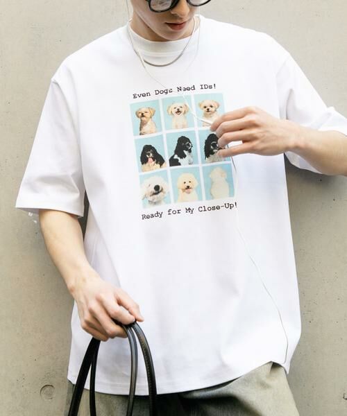 SENSE OF PLACE by URBAN RESEARCH / センスオブプレイス バイ アーバンリサーチ Tシャツ | 『ユニセックス』Dog graphic Short-Sleeve T-shirts | 詳細17
