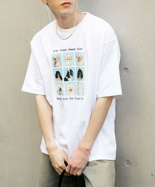 SENSE OF PLACE by URBAN RESEARCH / センスオブプレイス バイ アーバンリサーチ Tシャツ | 『ユニセックス』Dog graphic Short-Sleeve T-shirts | 詳細18