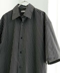 SENSE OF PLACE by URBAN RESEARCH / センスオブプレイス バイ アーバンリサーチ シャツ・ブラウス | 『ユニセックス』ストライプレギュラーカラールーズショートスリーブシャツ