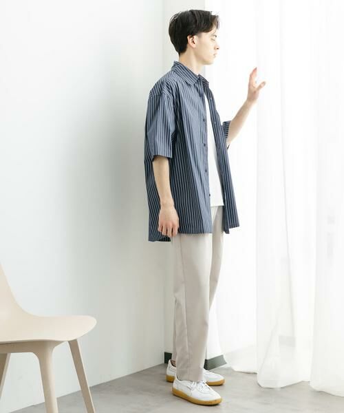 SENSE OF PLACE by URBAN RESEARCH / センスオブプレイス バイ アーバンリサーチ シャツ・ブラウス | 『ユニセックス』ストライプレギュラーカラールーズショートスリーブシャツ | 詳細27