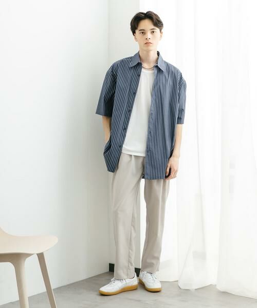 SENSE OF PLACE by URBAN RESEARCH / センスオブプレイス バイ アーバンリサーチ シャツ・ブラウス | 『ユニセックス』ストライプレギュラーカラールーズショートスリーブシャツ | 詳細26