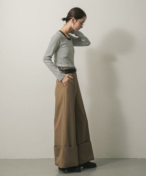 SENSE OF PLACE by URBAN RESEARCH / センスオブプレイス バイ アーバンリサーチ Tシャツ | ラウンドネックリブTシャツ | 詳細15