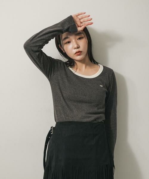 SENSE OF PLACE by URBAN RESEARCH / センスオブプレイス バイ アーバンリサーチ Tシャツ | ラウンドネックリブTシャツ | 詳細22