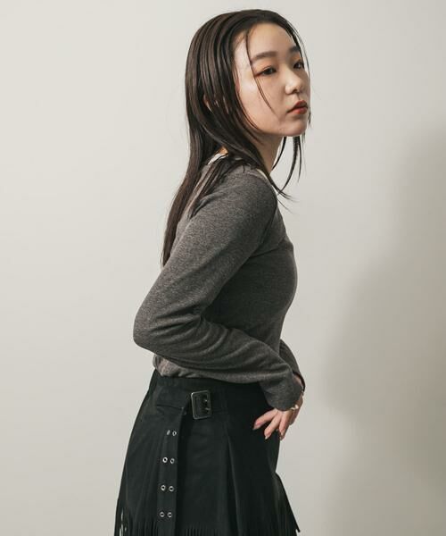 SENSE OF PLACE by URBAN RESEARCH / センスオブプレイス バイ アーバンリサーチ Tシャツ | ラウンドネックリブTシャツ | 詳細24