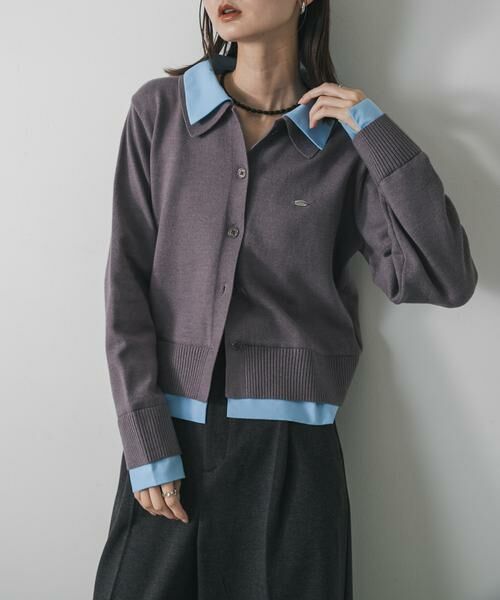 SENSE OF PLACE by URBAN RESEARCH/センスオブプレイス バイ アーバンリサーチ シャツドッキングニットカーディガン グレー one SENSE OF PLACE by URBAN RESEARCH/センスオブプレイス バイ アーバンリサーチ シャツドッキングニットカーディガン グレー one