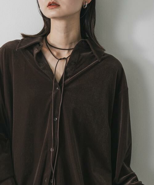 SENSE OF PLACE by URBAN RESEARCH / センスオブプレイス バイ アーバンリサーチ シャツ・ブラウス | マルチコードツキベロアシャツ | 詳細1