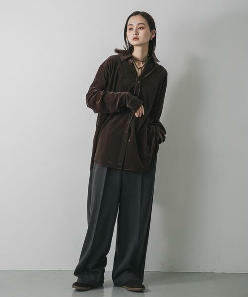 SENSE OF PLACE by URBAN RESEARCH / センスオブプレイス バイ アーバンリサーチ シャツ・ブラウス | マルチコードツキベロアシャツ | 詳細6