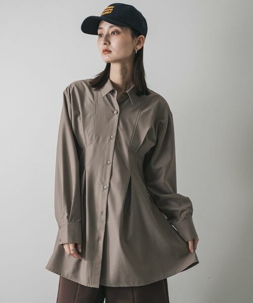 SENSE OF PLACE by URBAN RESEARCH / センスオブプレイス バイ アーバンリサーチ シャツ・ブラウス | ウエストタックチュニックシャツ | 詳細1