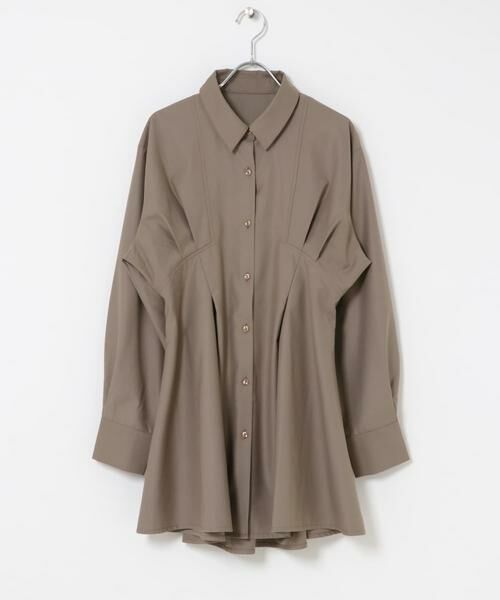 SENSE OF PLACE by URBAN RESEARCH / センスオブプレイス バイ アーバンリサーチ シャツ・ブラウス | ウエストタックチュニックシャツ | 詳細5