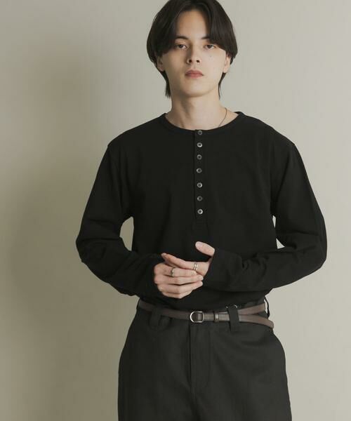 SENSE OF PLACE by URBAN RESEARCH / センスオブプレイス バイ アーバンリサーチ Tシャツ | ヘンリーネックロングTシャツ | 詳細2