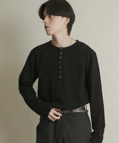 SENSE OF PLACE by URBAN RESEARCH / センスオブプレイス バイ アーバンリサーチ Tシャツ | ヘンリーネックロングTシャツ | 詳細3